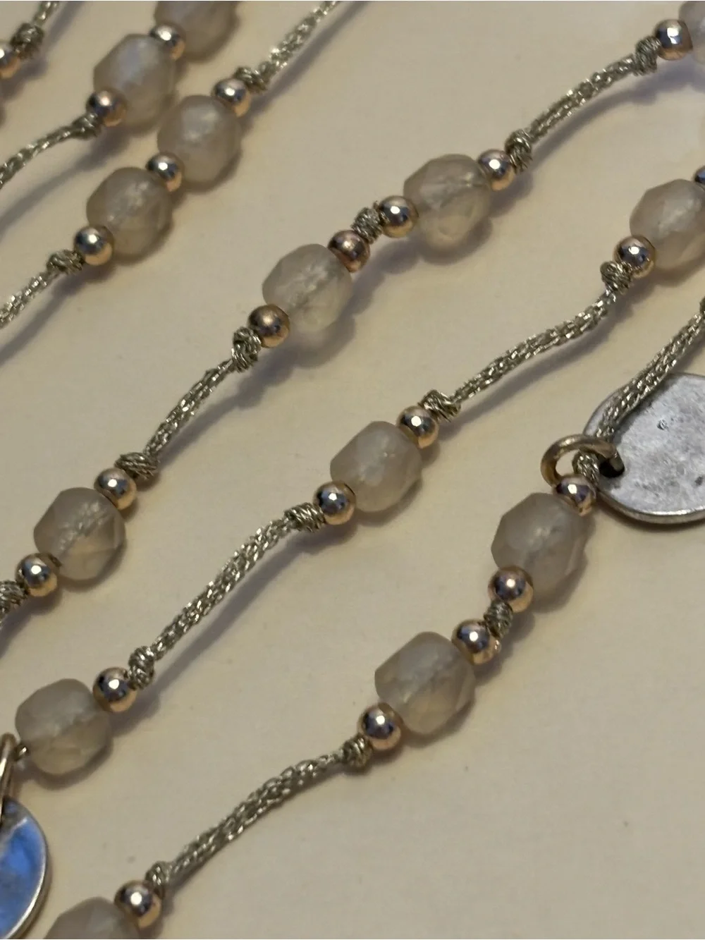 J.Jill Gold-Tone Layered Coin Station Necklace 18”-22”+2”